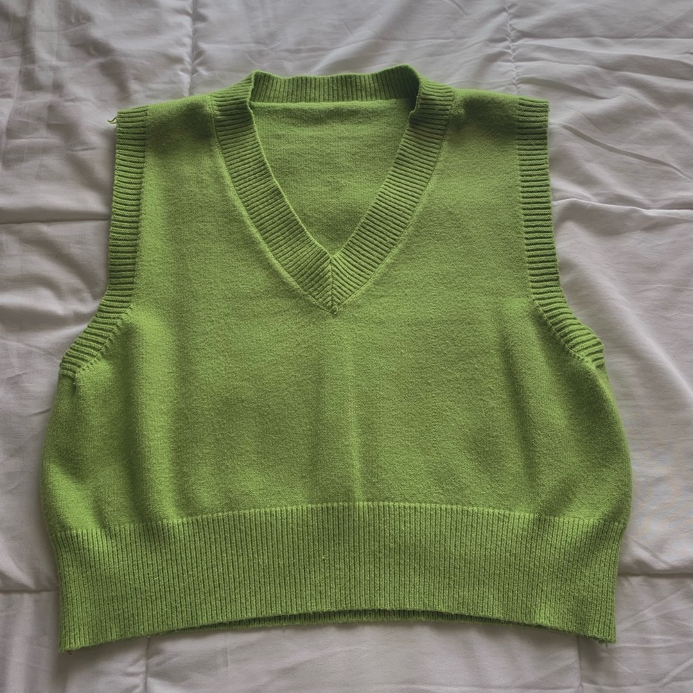 Green Sweater Vest